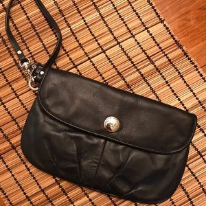 Leather Clutch/Wristlet